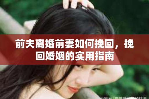 前夫离婚前妻如何挽回，挽回婚姻的实用指南
