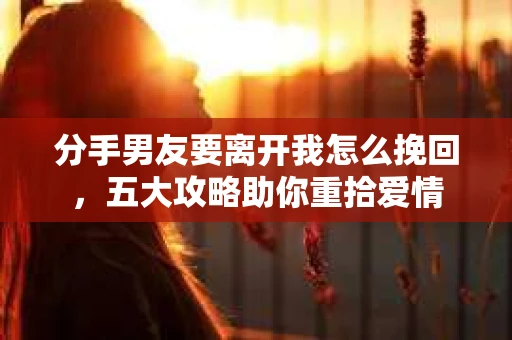 分手男友要离开我怎么挽回，五大攻略助你重拾爱情