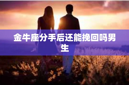 金牛座分手后还能挽回吗男生