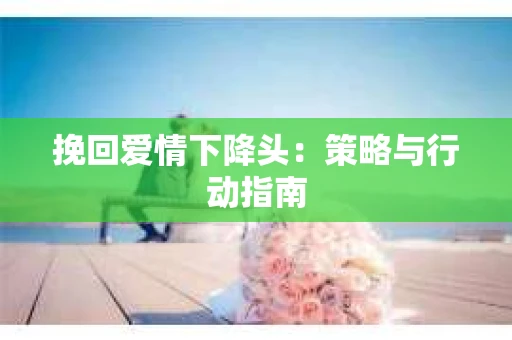 挽回爱情下降头：策略与行动指南