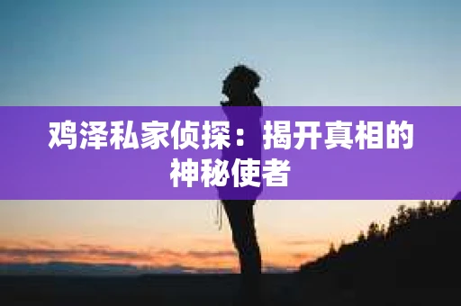 鸡泽私家侦探：揭开真相的神秘使者