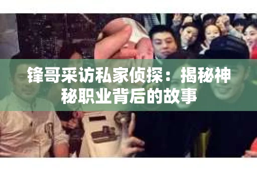 锋哥采访私家侦探：揭秘神秘职业背后的故事