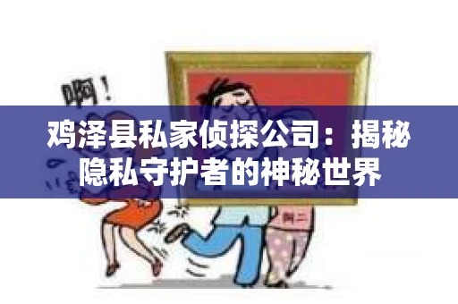 鸡泽县私家侦探公司：揭秘隐私守护者的神秘世界