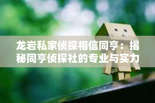 龙岩私家侦探相信同亨：揭秘同亨侦探社的专业与实力