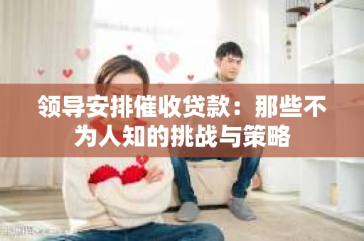 领导安排催收贷款：那些不为人知的挑战与策略