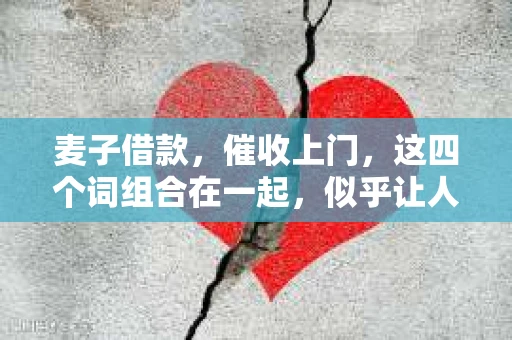 麦子借款，催收上门，这四个词组合在一起，似乎让人联想到一个紧张的故事。今天，我们就来聊聊这个话题，揭开麦子借款催收上门的神秘面纱。