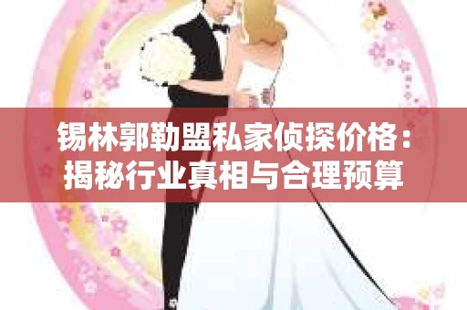 锡林郭勒盟私家侦探价格：揭秘行业真相与合理预算