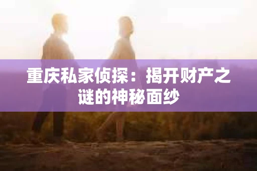 重庆私家侦探：揭开财产之谜的神秘面纱