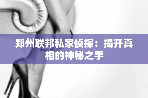 郑州联邦私家侦探：揭开真相的神秘之手